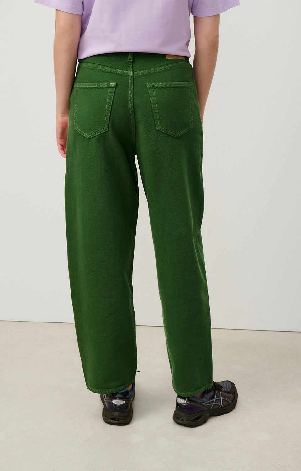 Women Green Denim Trousers