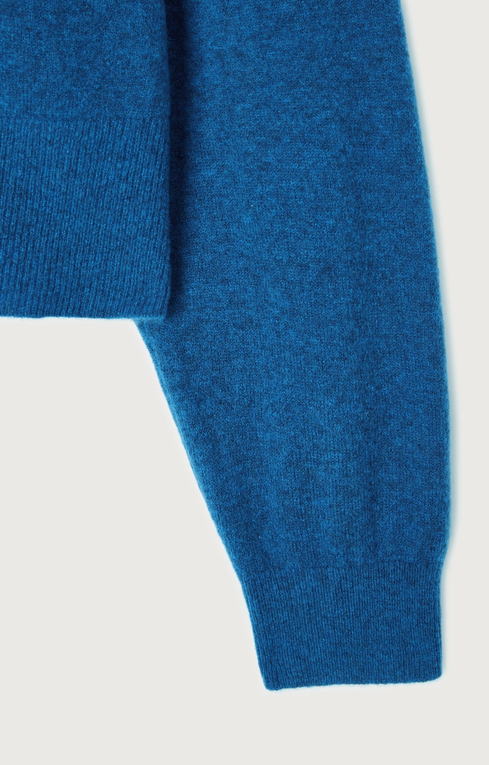 Women Blue Wool Sweater