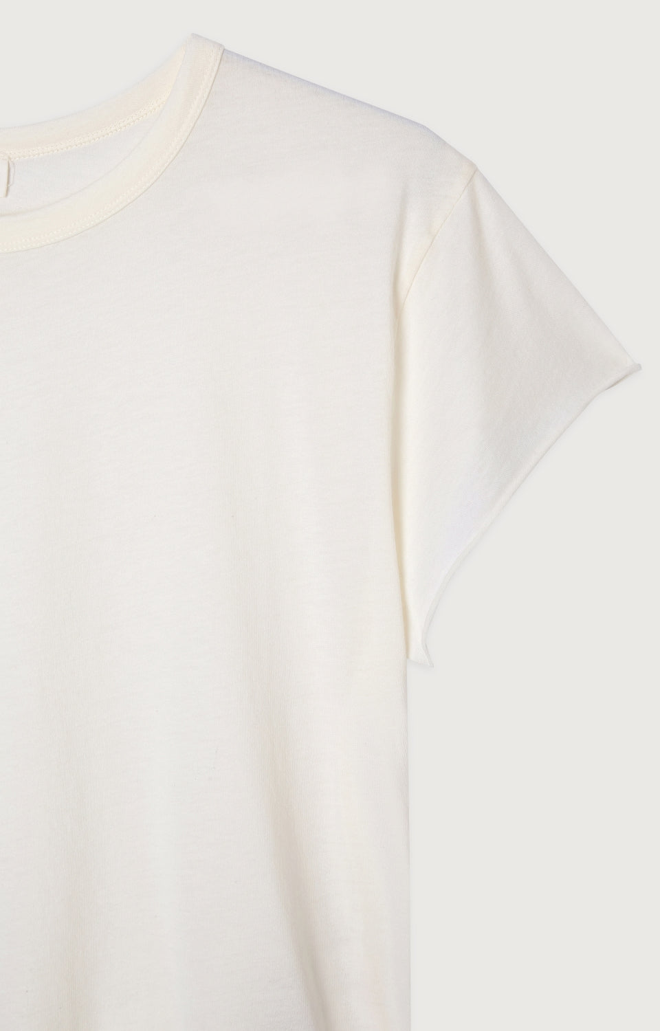 Women White Cotton T-Shirt