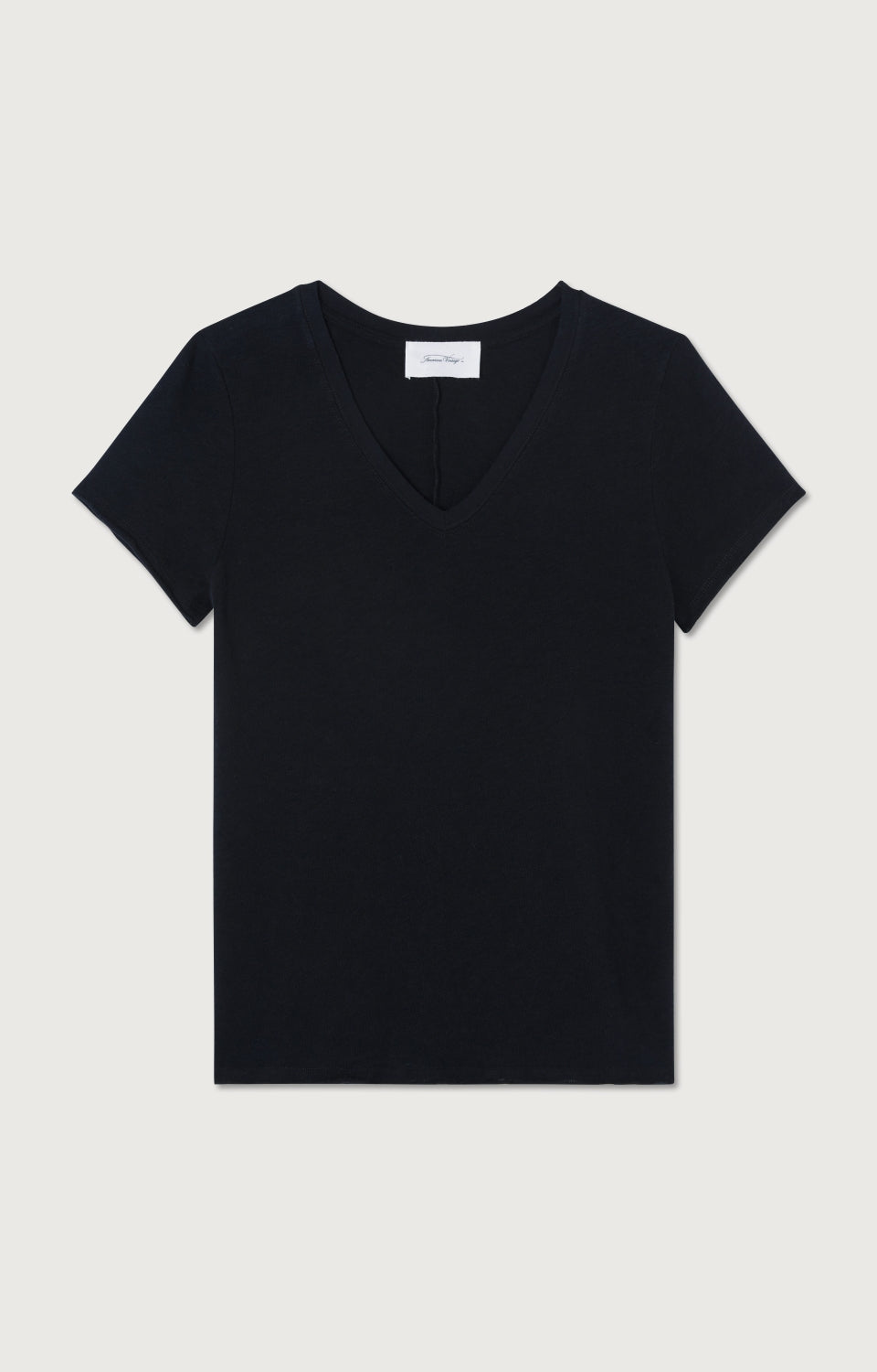 Women Black Cotton T-Shirt