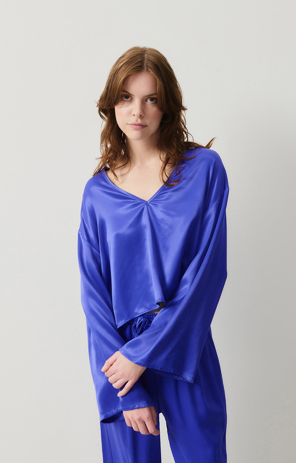 Women Blue Top