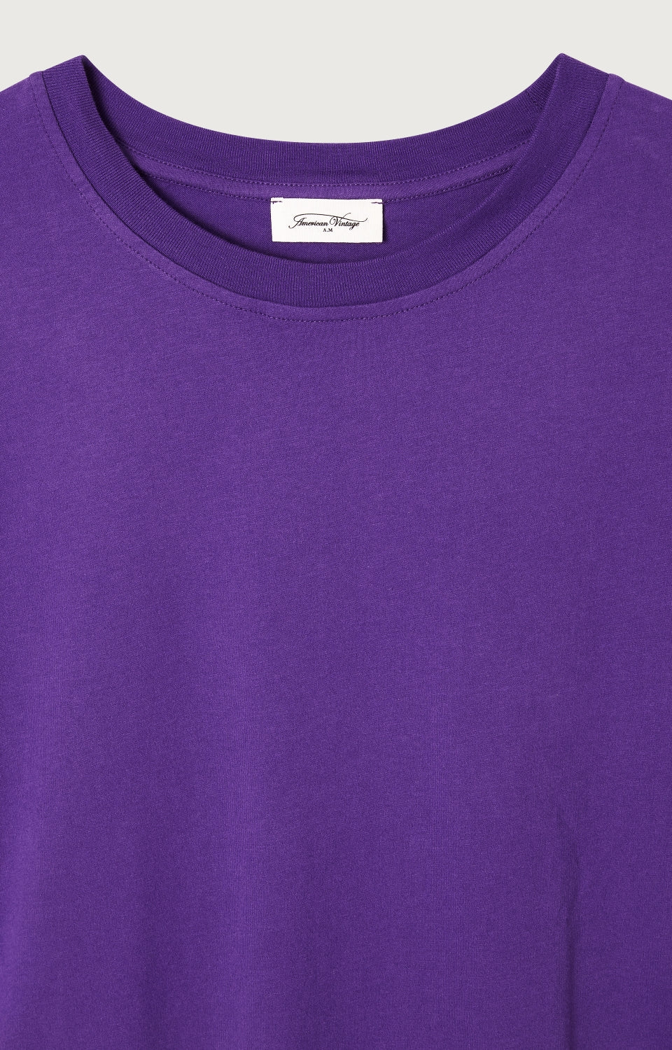 Women Purple Cotton T-Shirt