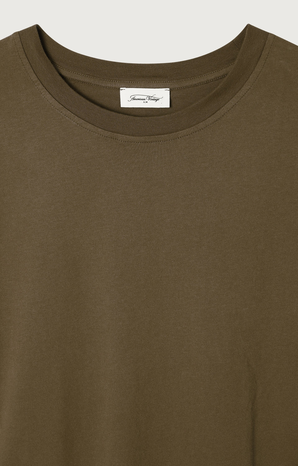 Women Olive Cotton T-Shirt