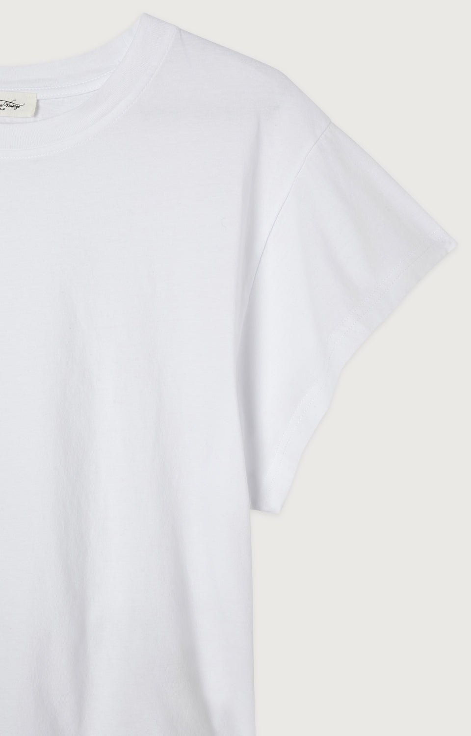 Women White Cotton T-Shirt