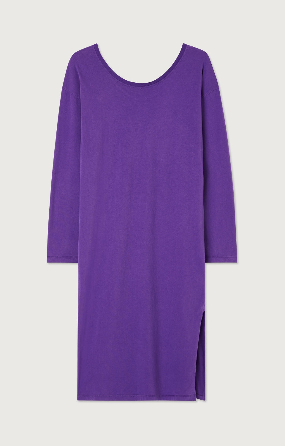 Women Purple Cotton Dress