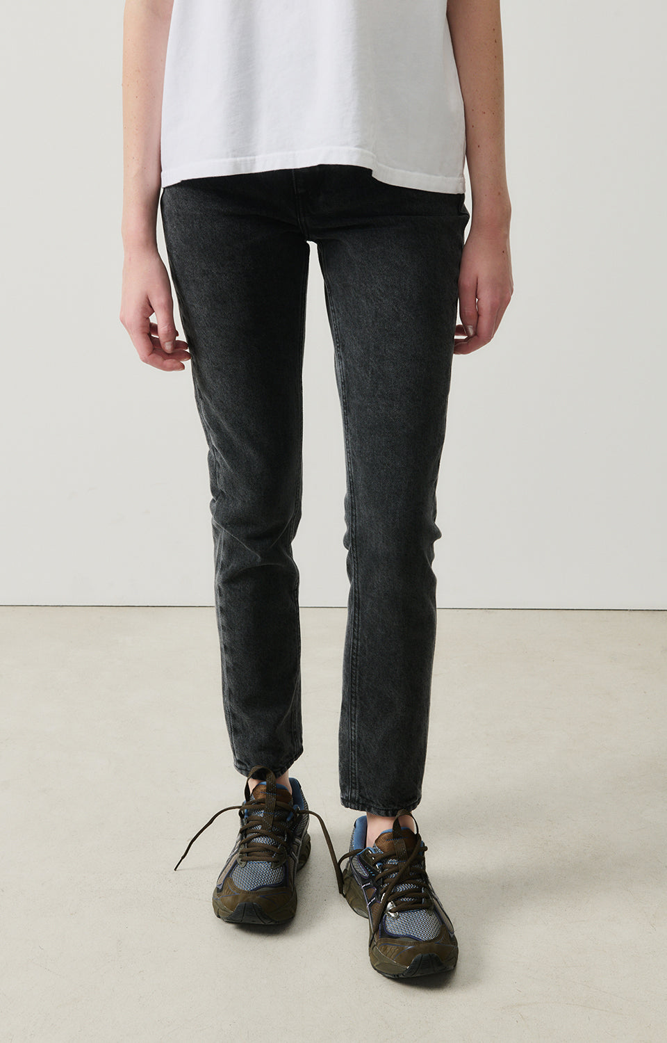 Women Black Denim Trousers