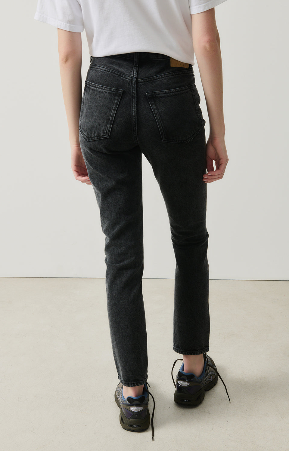 Women Black Denim Trousers