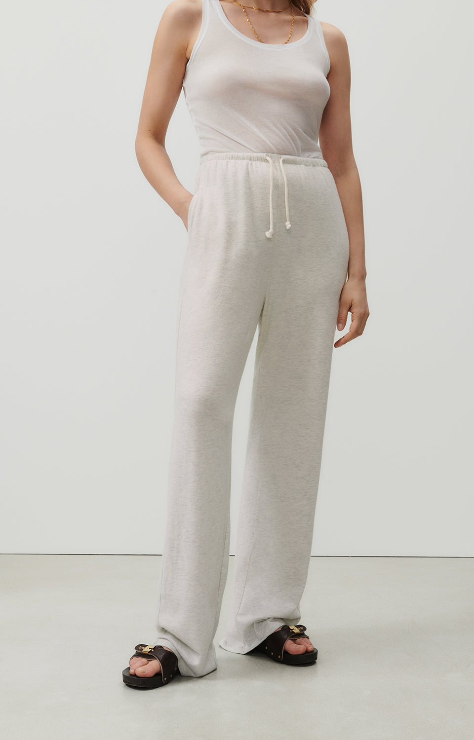 Women Light Grey Trousers