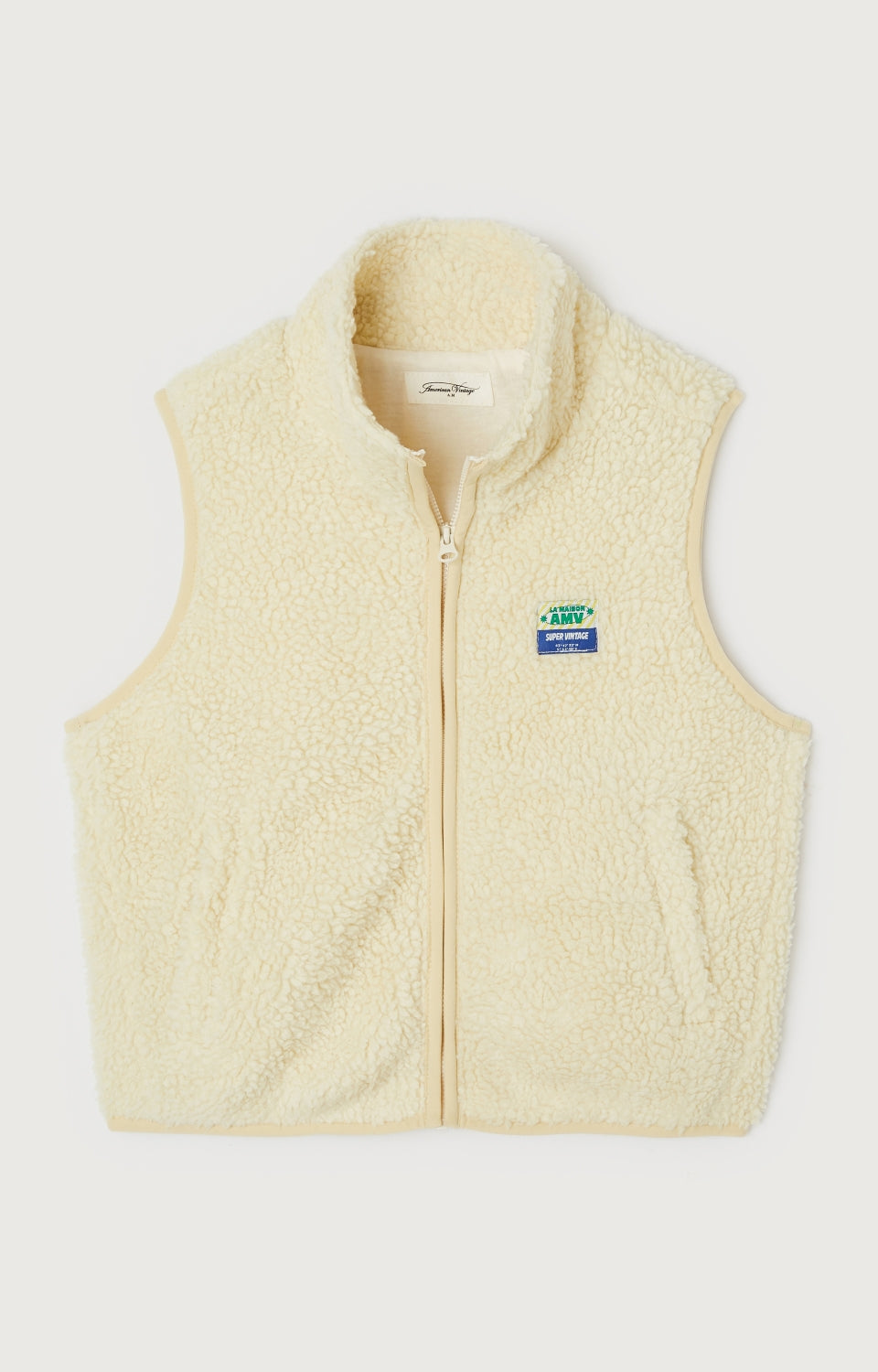 Boys & Girls Ivory Sherpa Gilet