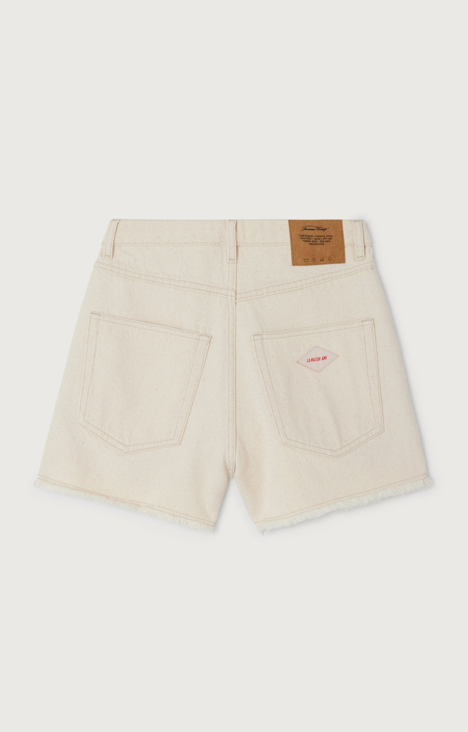 Women White Cotton Shorts