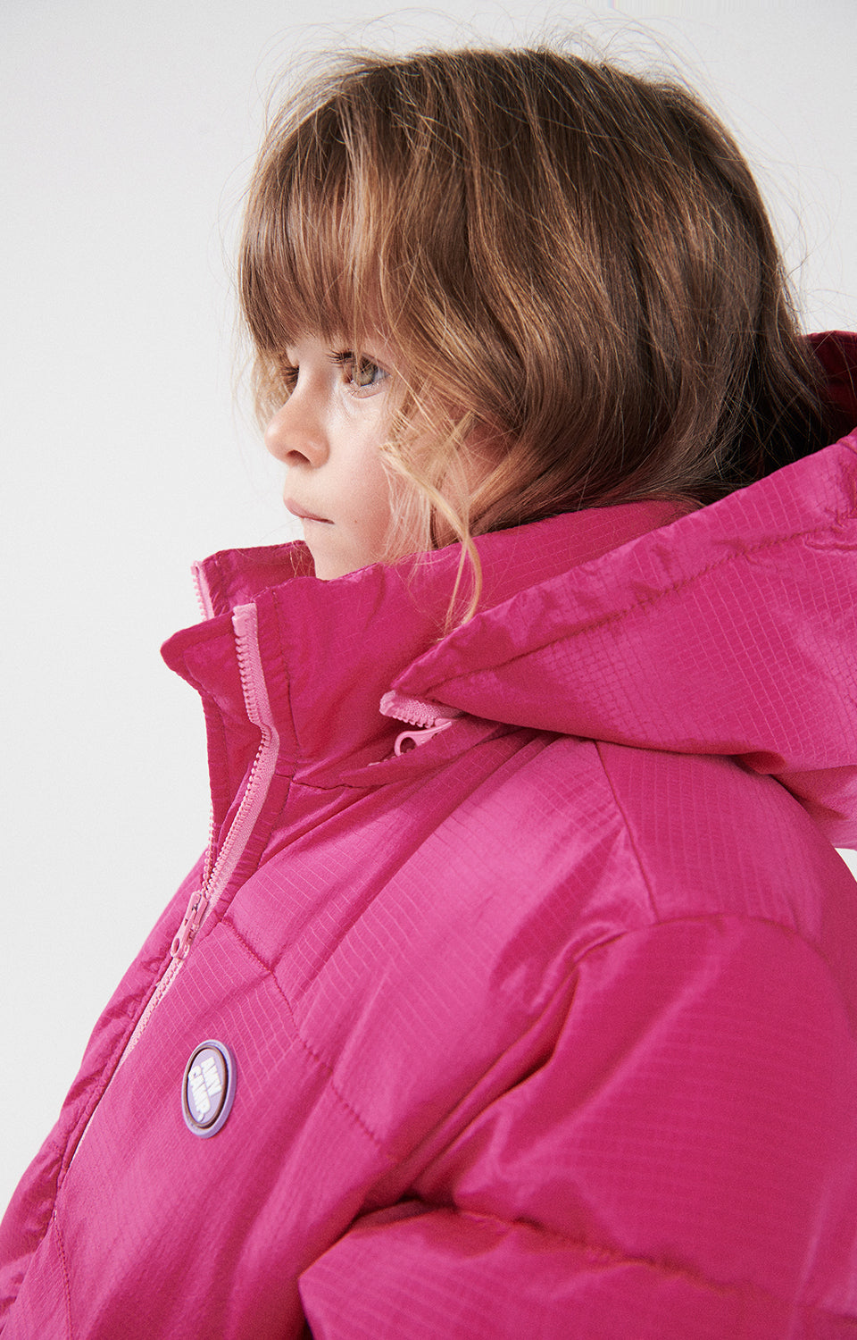 Girls Fuchsia Padded Jacket