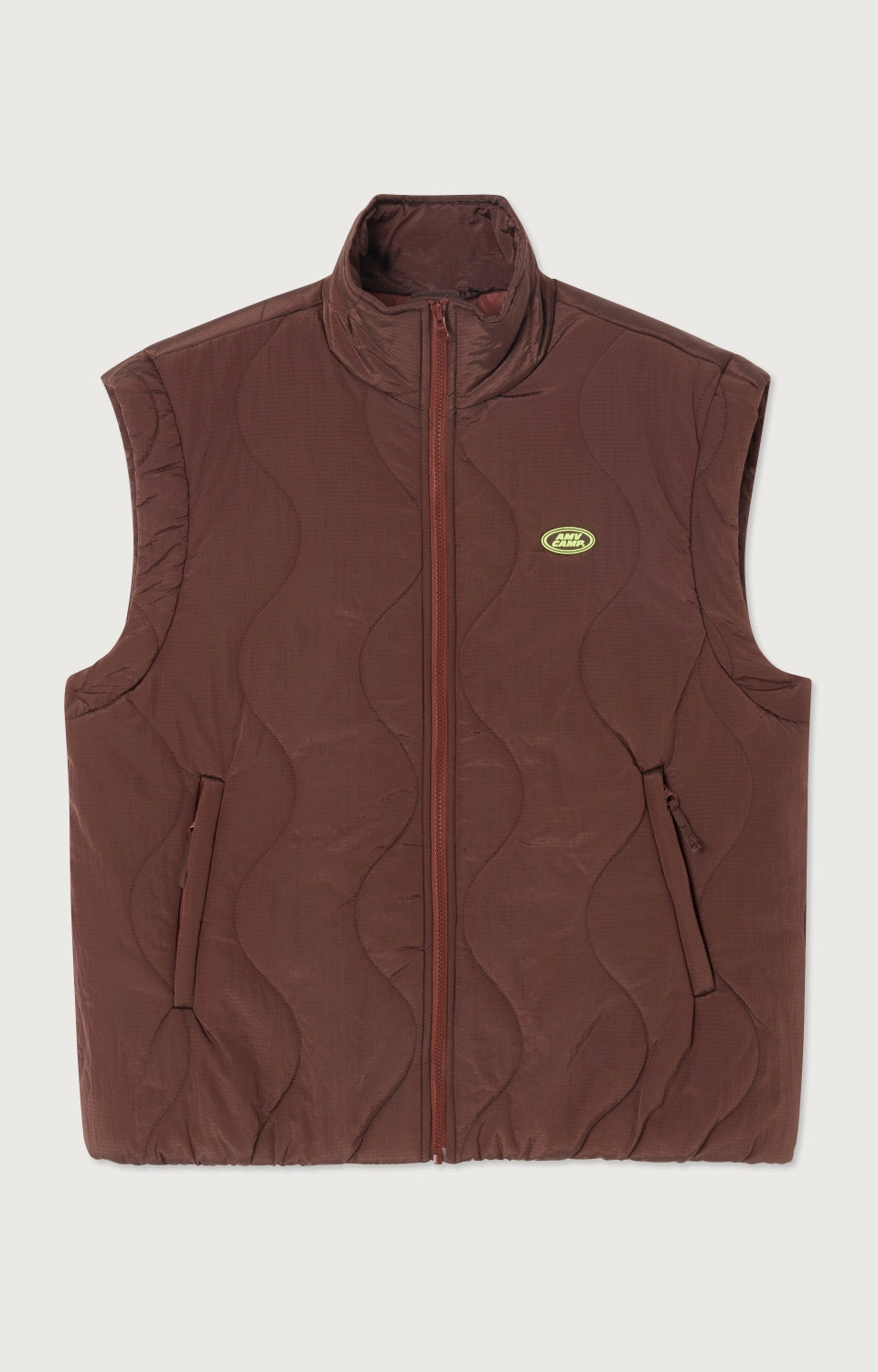 Women Brown Padded Gilet