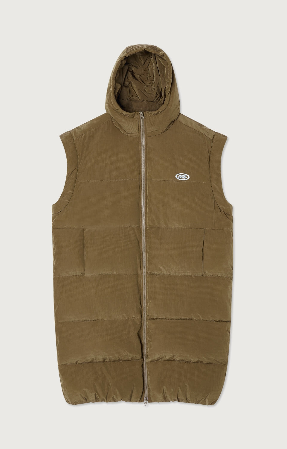 Women Khaki Padded Gilet