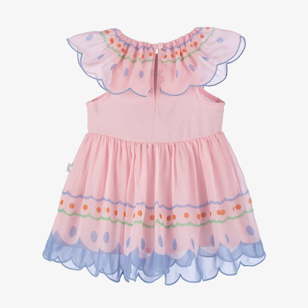 Baby Girls Rose Ruffled Dress