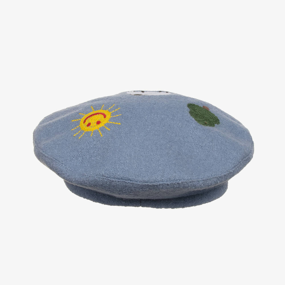 Girls Light Blue Sheep Beret