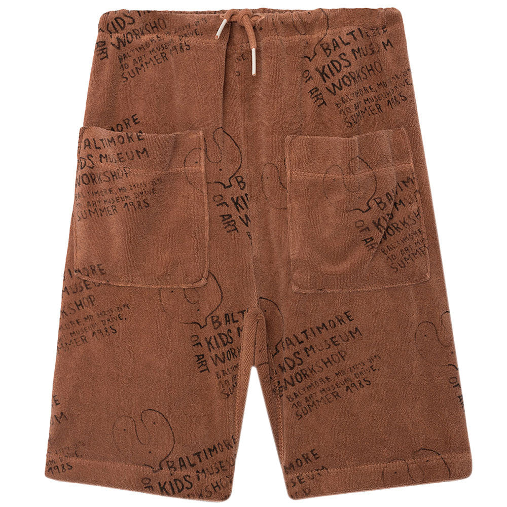 Boys Brown Pants With Big Pockets - CÉMAROSE | Children's Fashion Store - 1