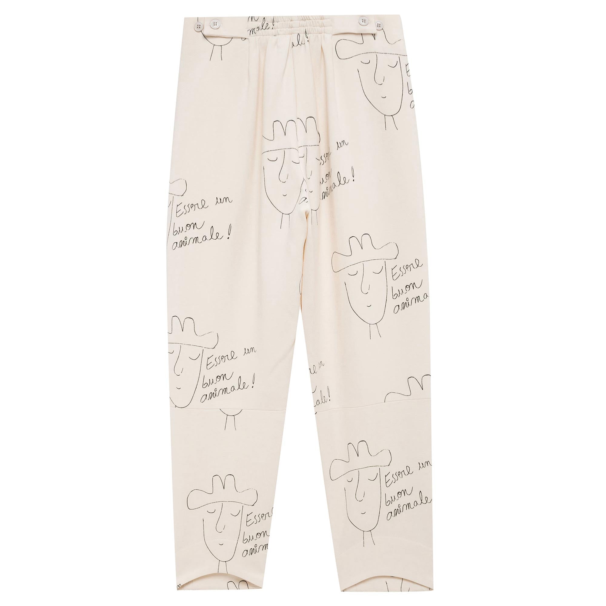 Boys & Girls White Woven Pants