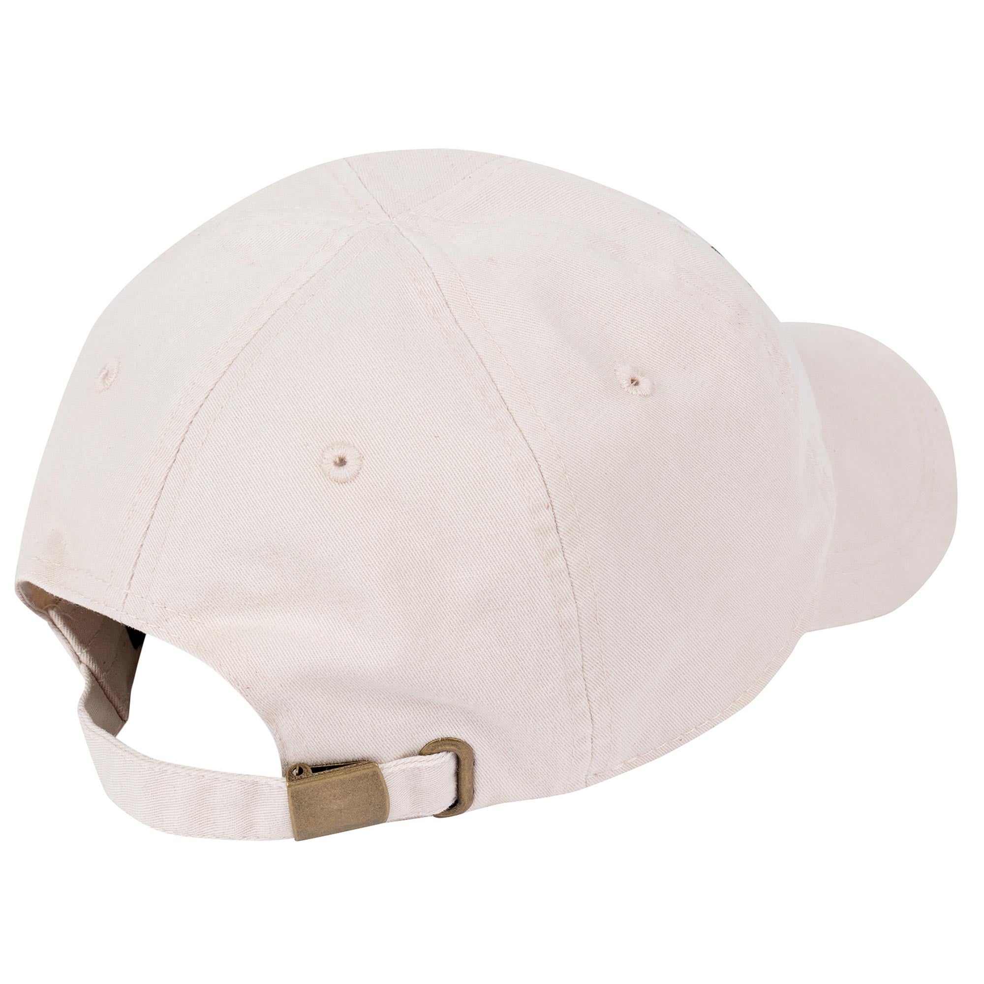 Boys White Logo Cap With Beige Panda