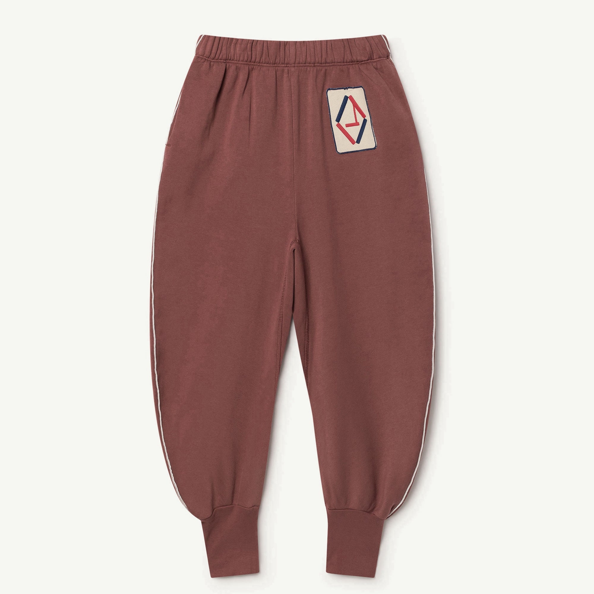 Boys & Girls Maroon Cotton Trousers