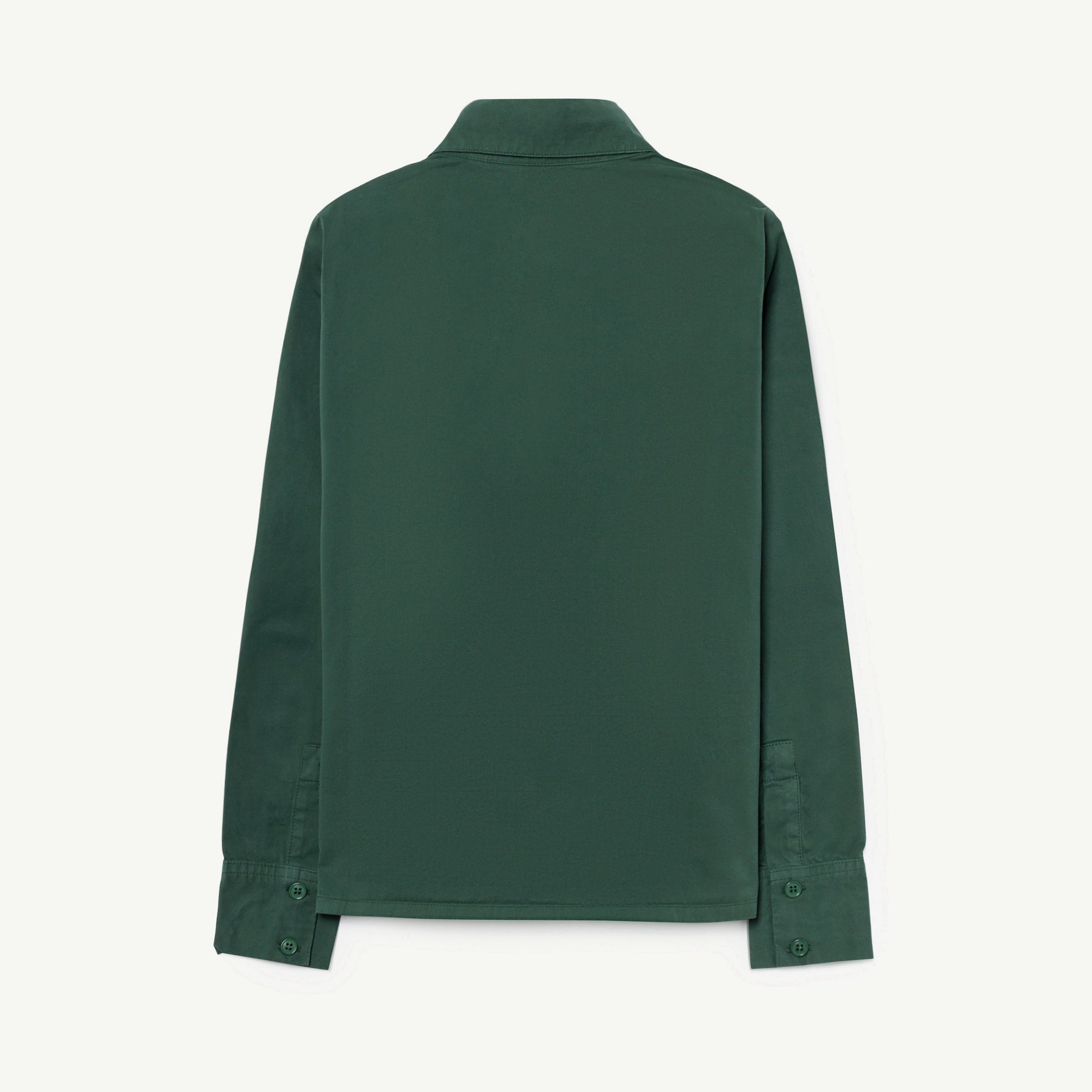 Boys & Girls Green Cotton Shirt