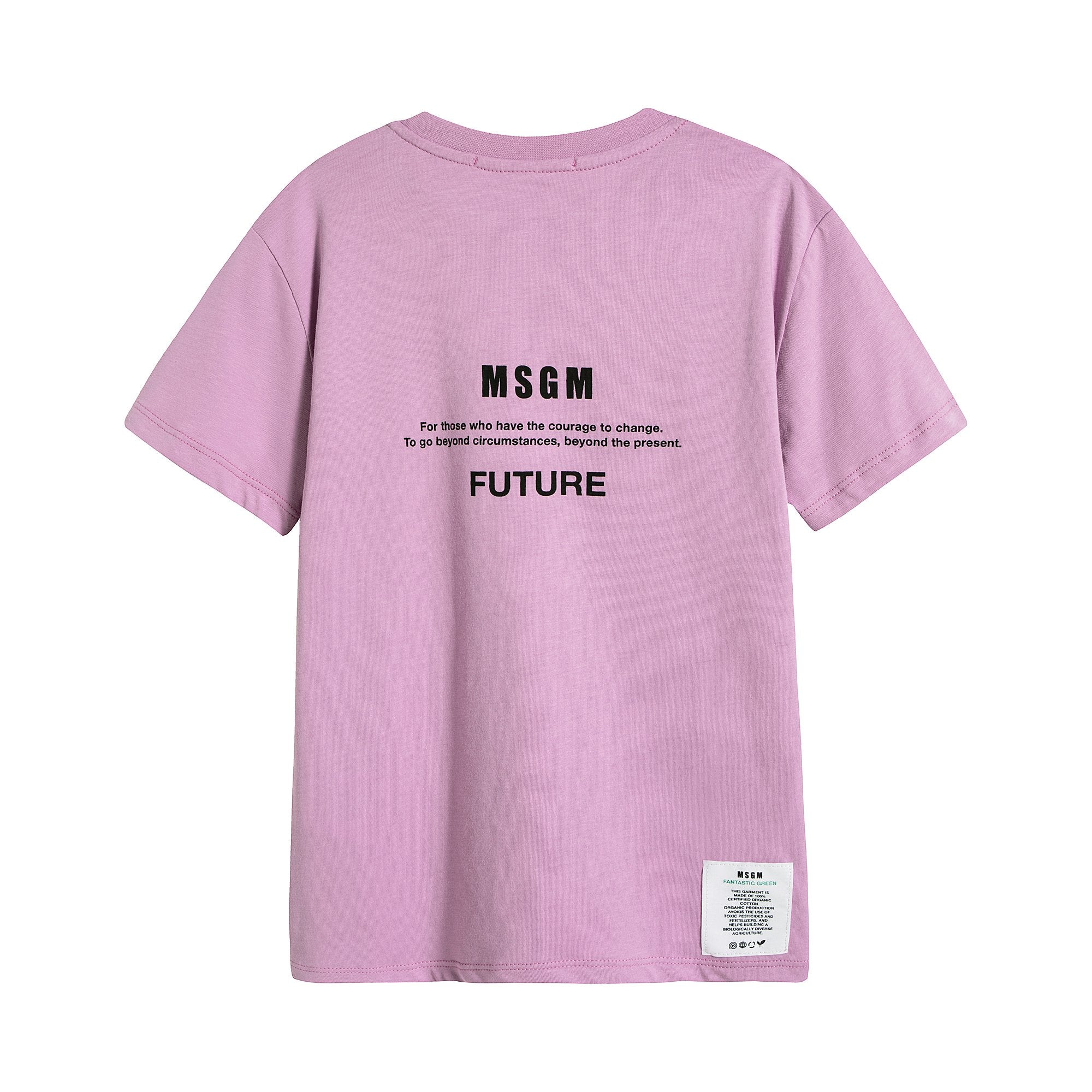 Boys & Girls Lilac Cotton T-Shirt