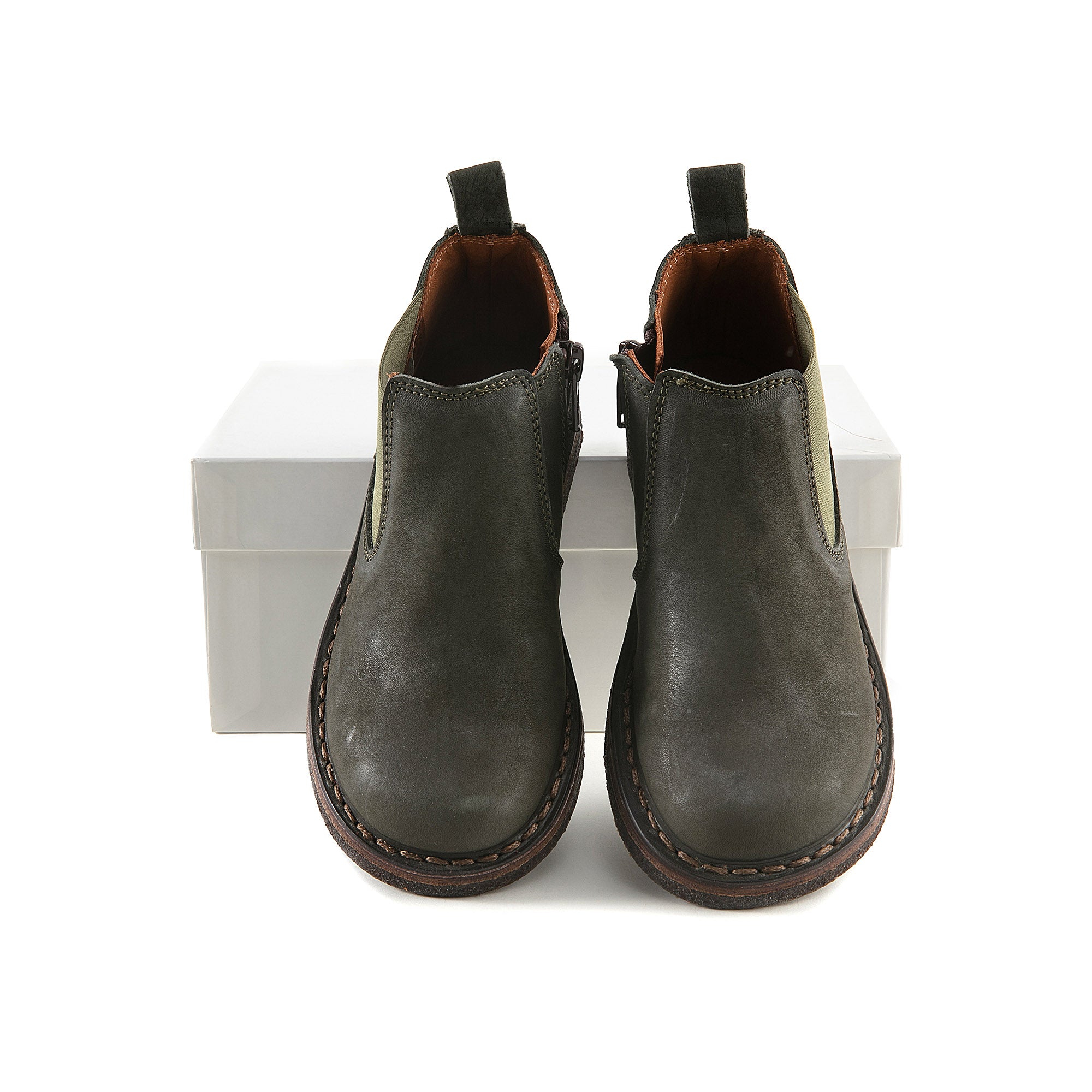 Boys & Girls Green Boots