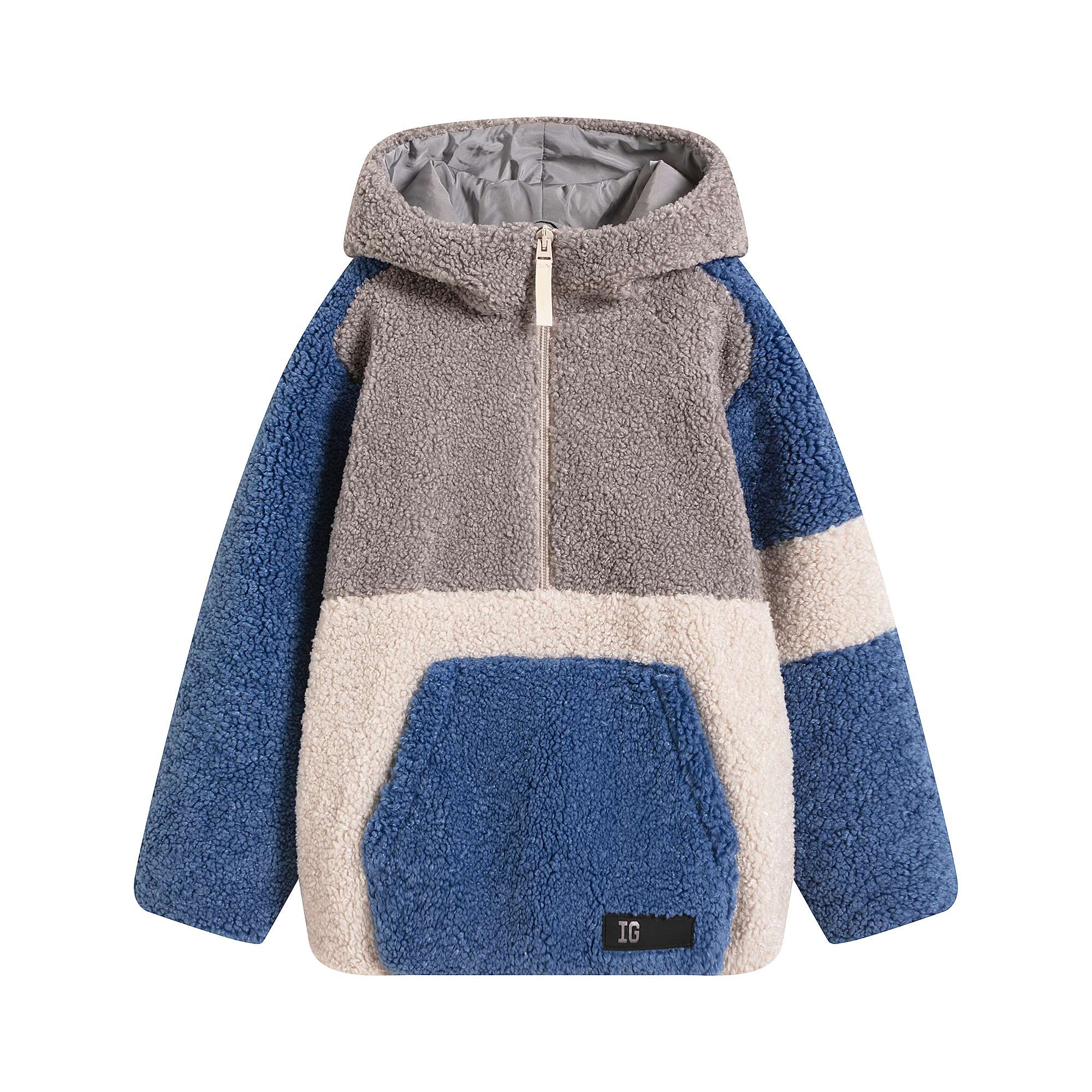 Boys Blue Hooded Sweatshirt