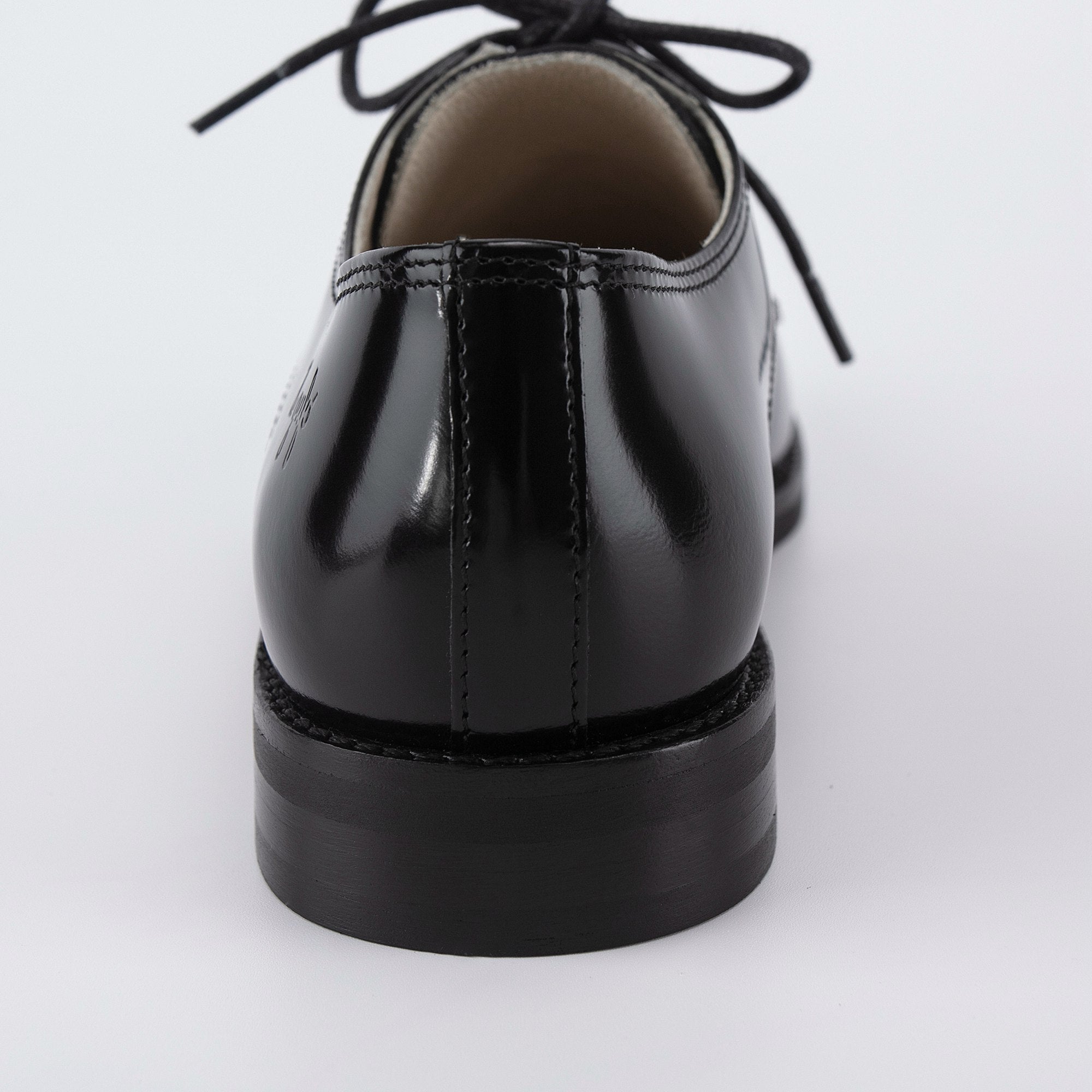 Boys Black Leather Shoes