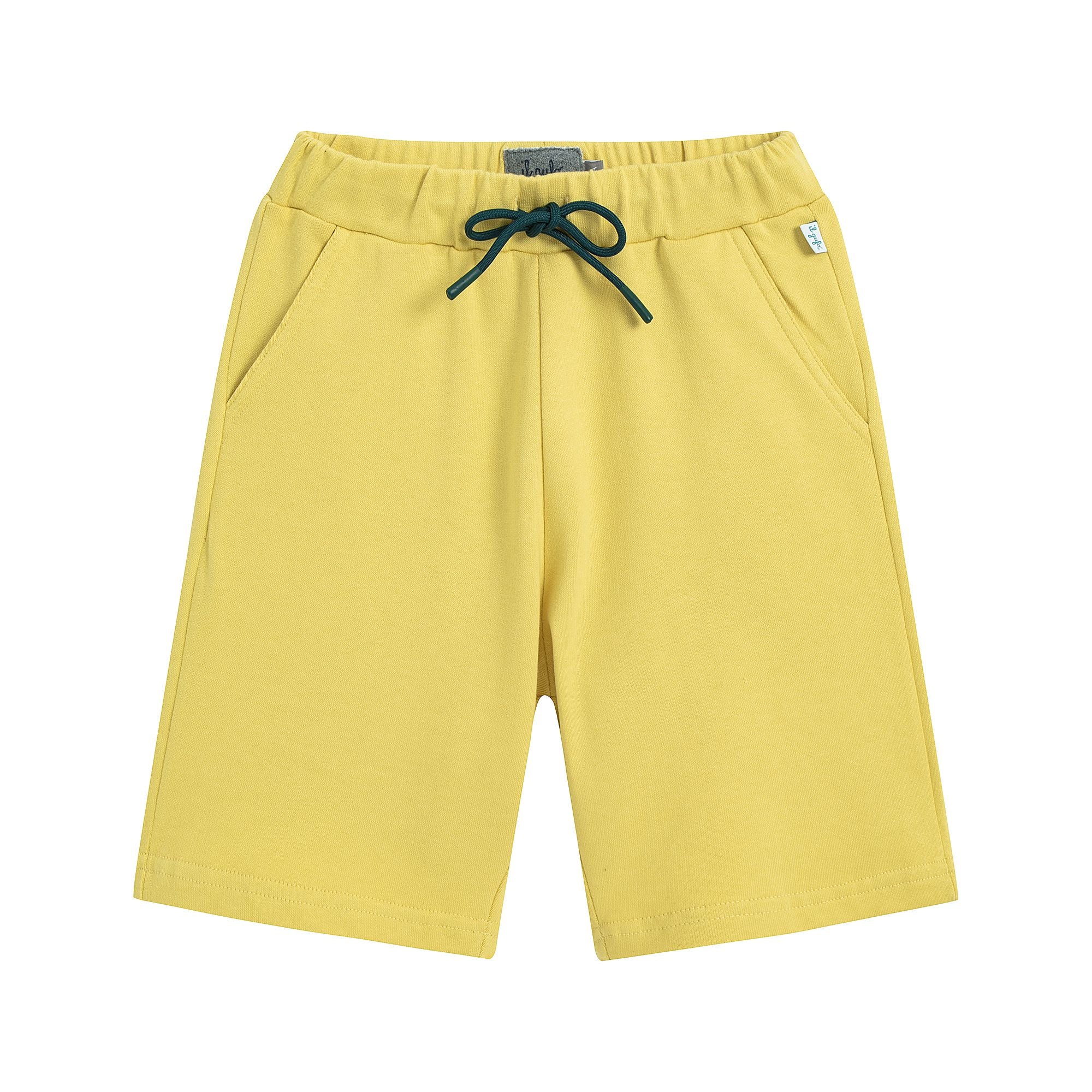 Boys & Girls Yellow Cotton Shorts