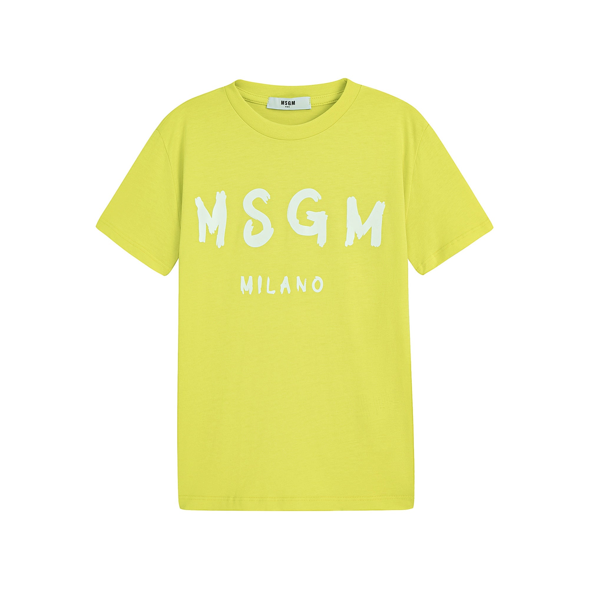 Boys & Girls Yellow Cotton T-Shirt