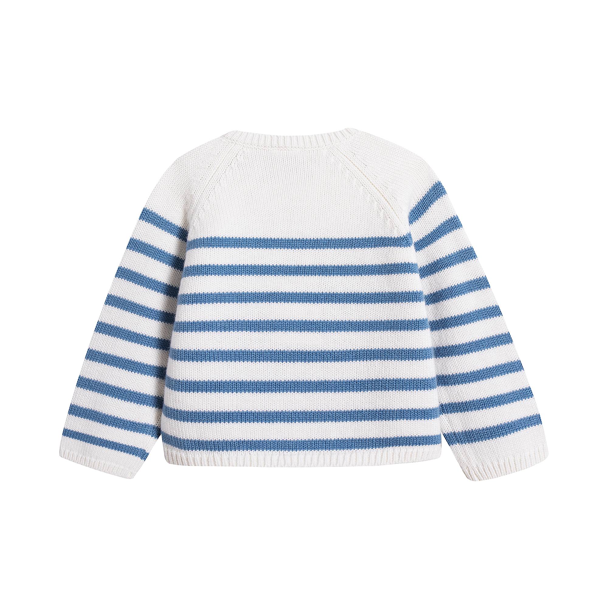 Baby Boys Blue Stripes Wool Set