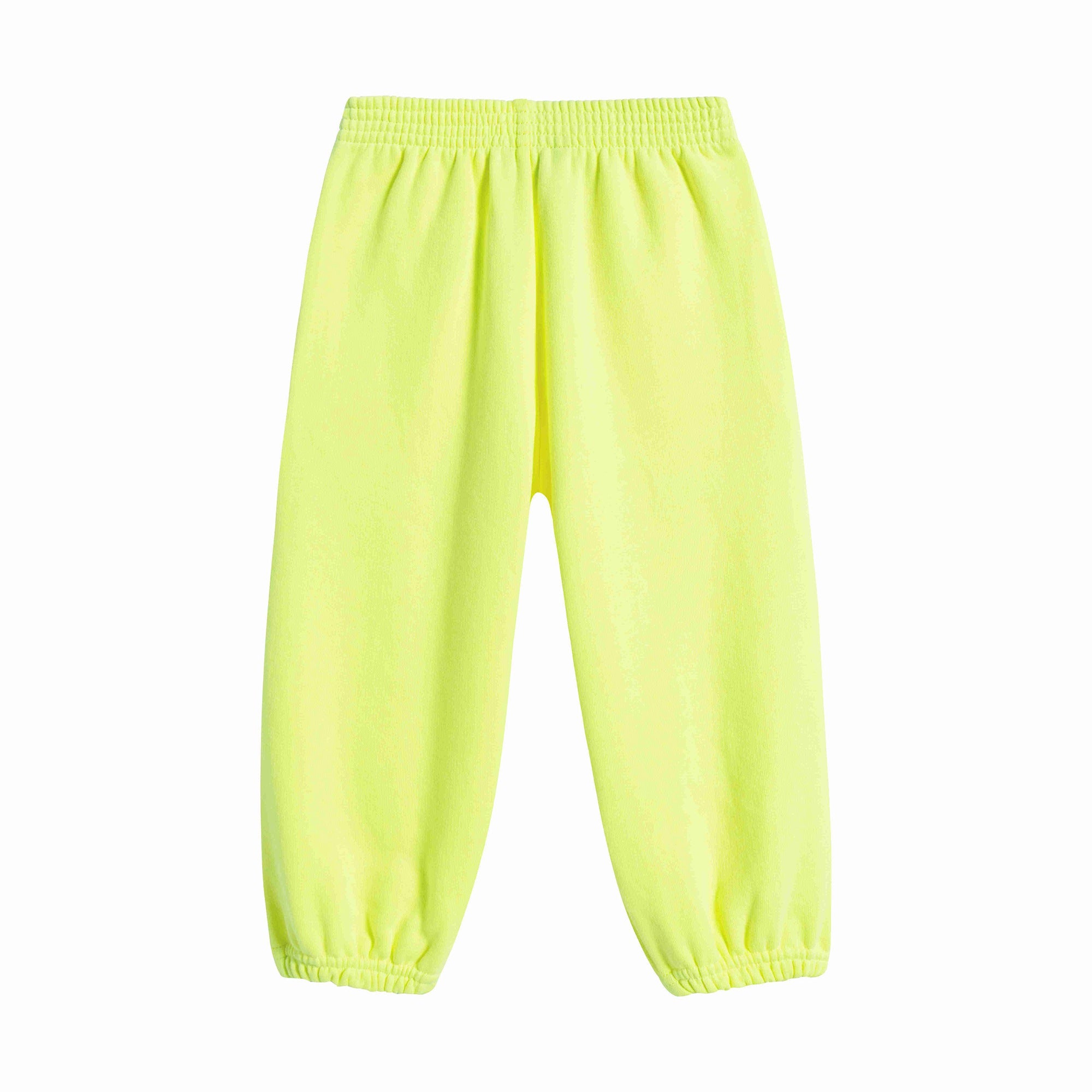 Boys & Girls Yellow Cotton Trousers