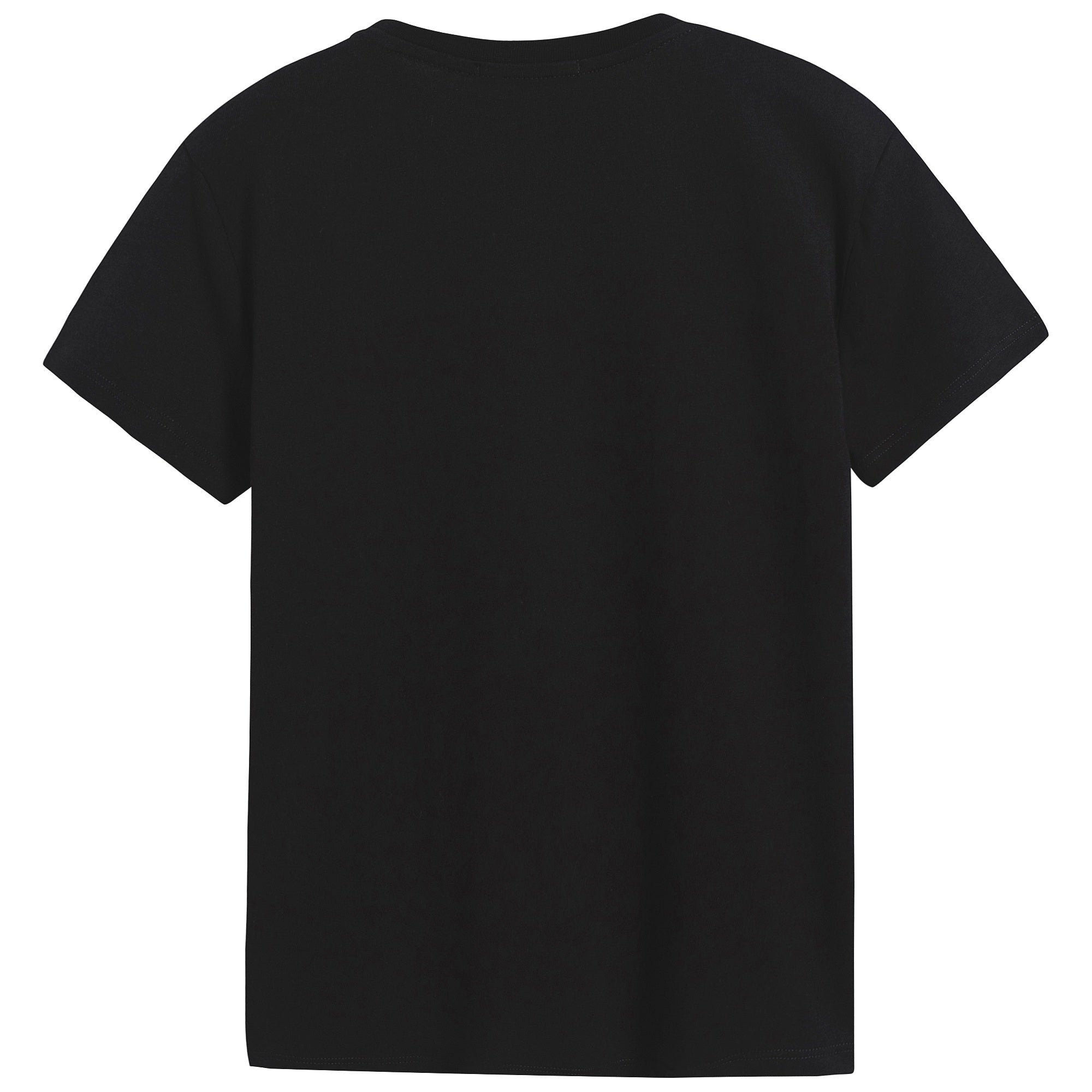 Boys Black Cotton T-shirt