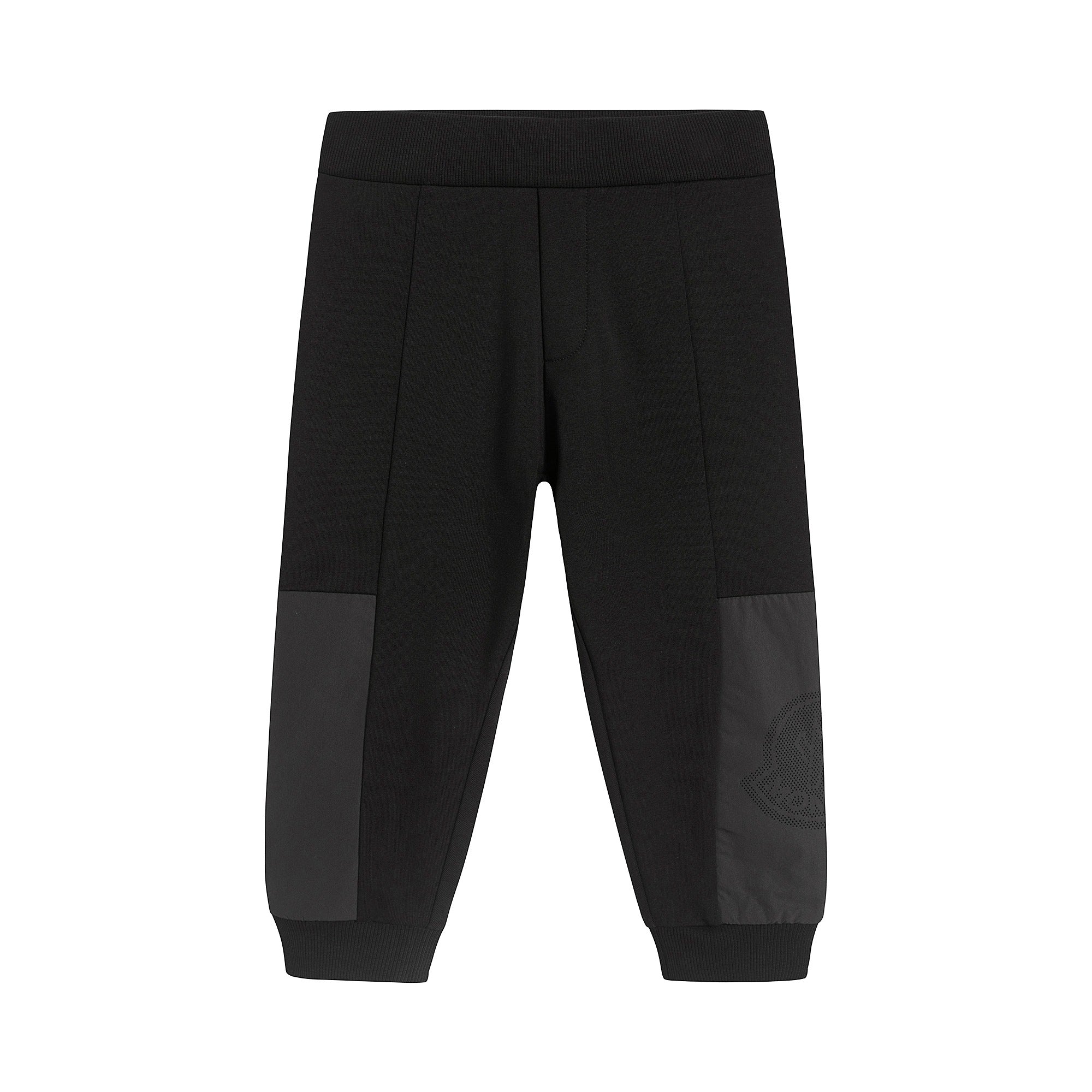 Baby Boys Black Cotton Trousers