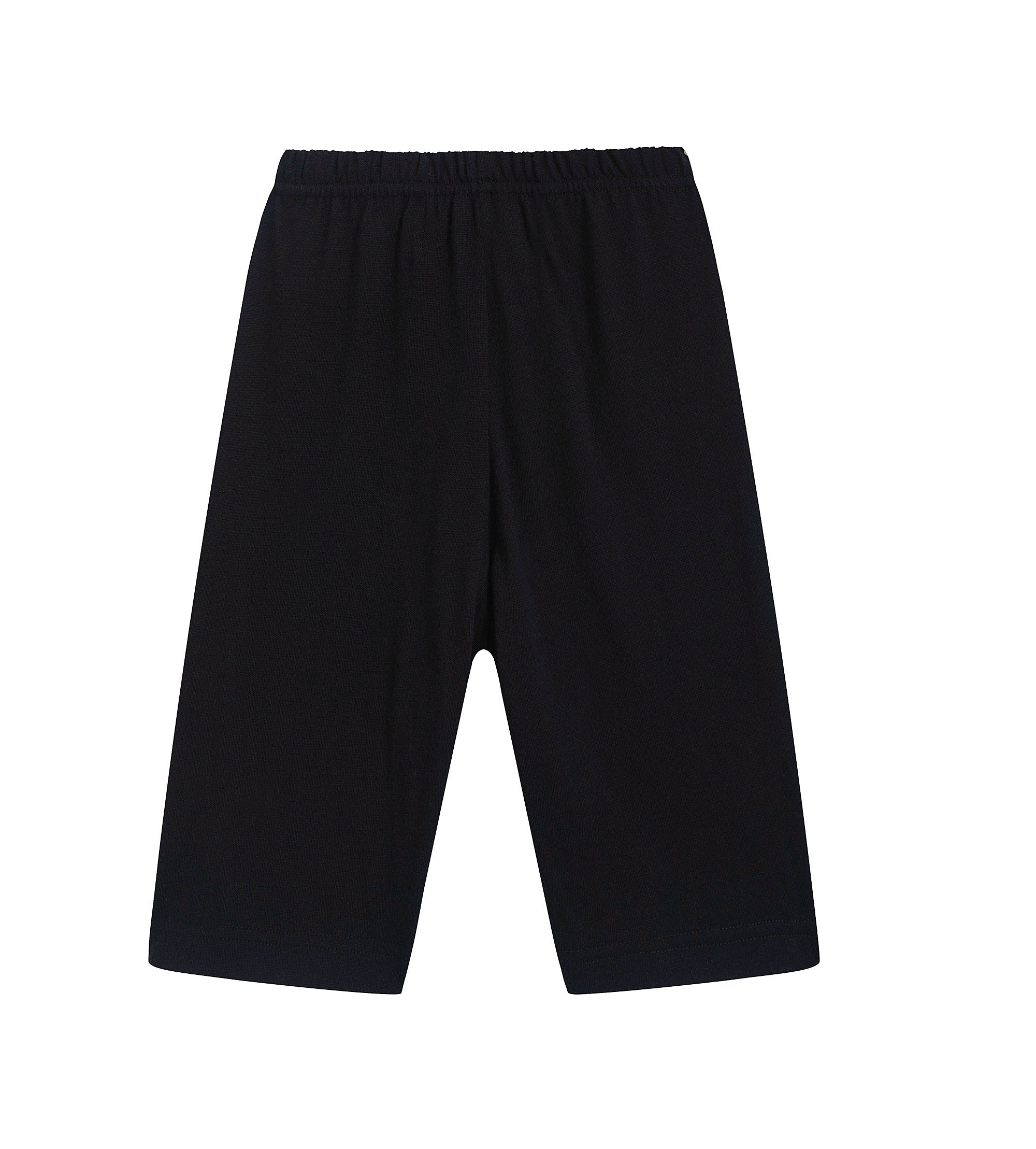 Boys & Girls Black Wool Shorts