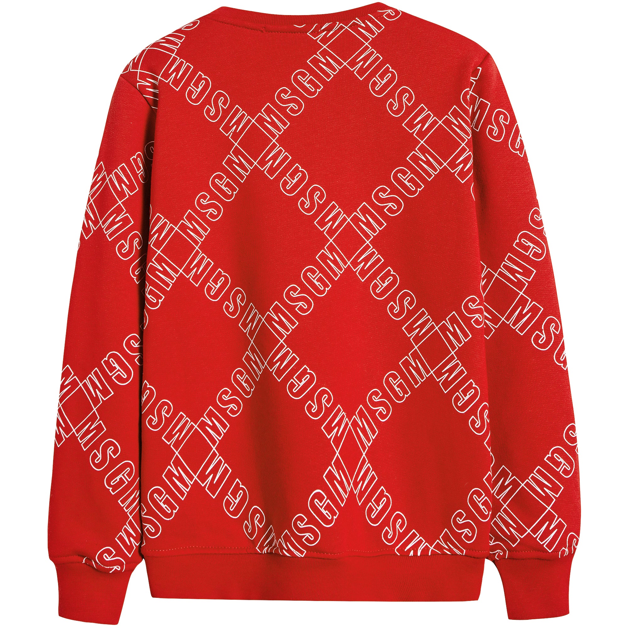 Boys Red Cotton Sweatshirt