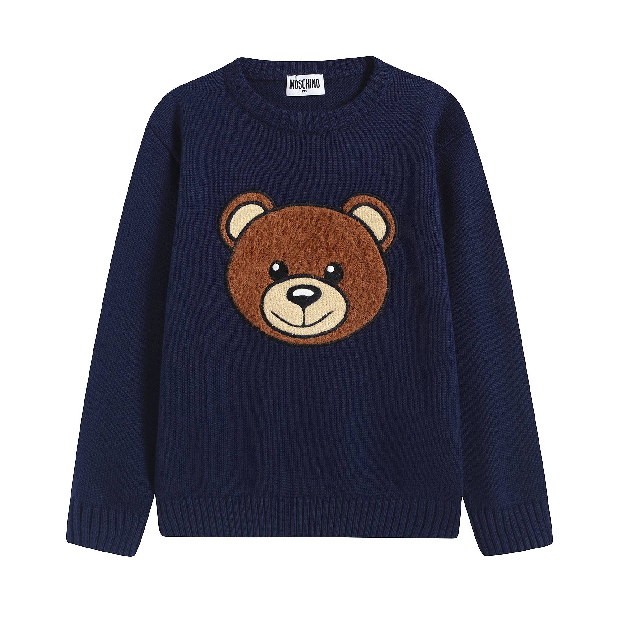 Boys & Girls Navy Logo Sweater