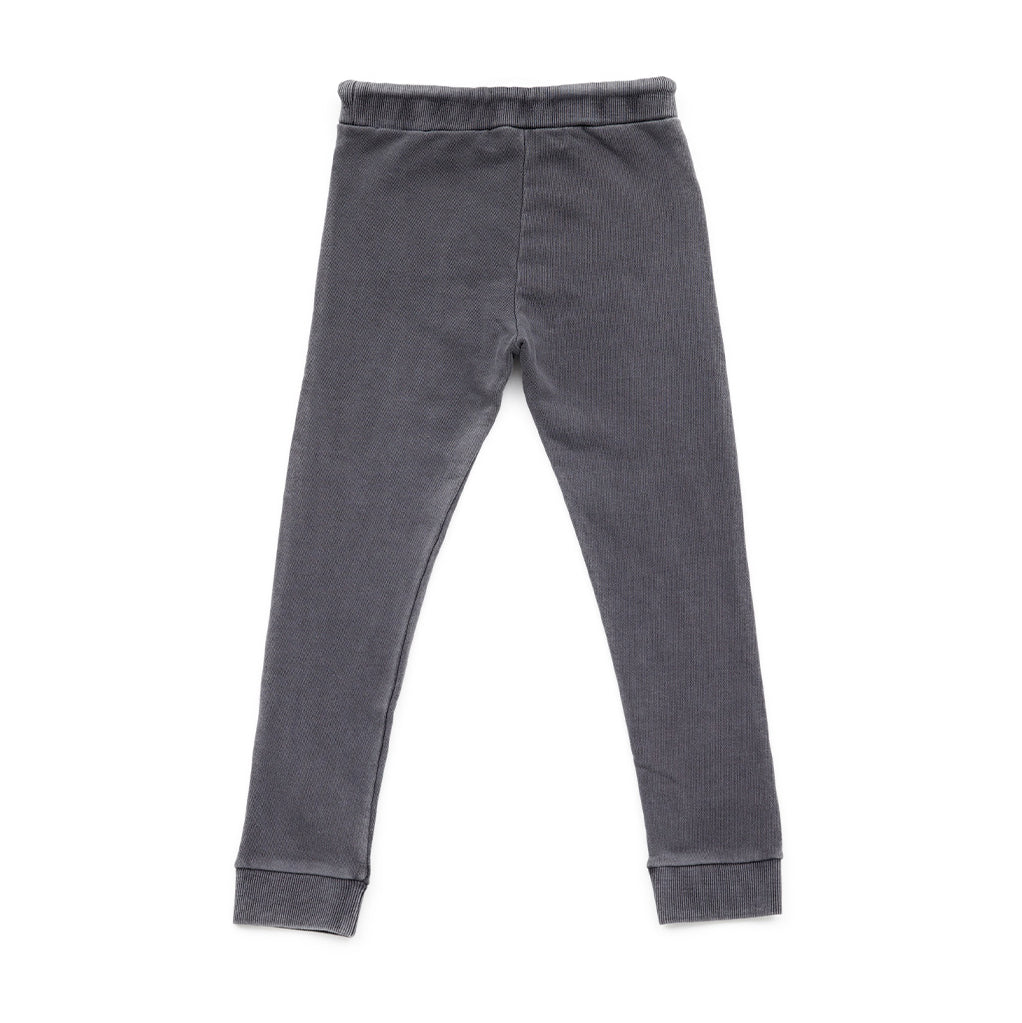 Boys & Girls Black Logo Cotton Trousers