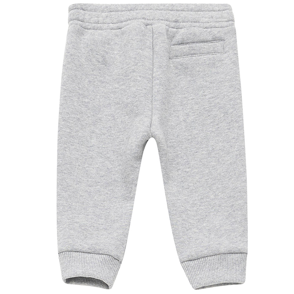 Baby Boys Grey Cotton Trouser With Waist Straps - CÉMAROSE | Children's Fashion Store - 2