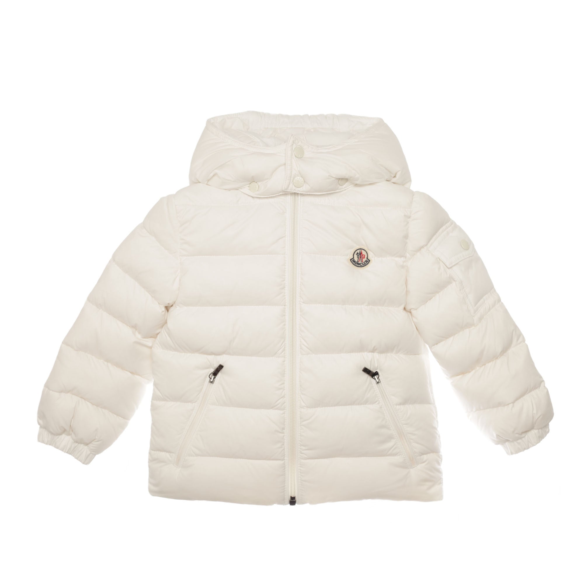 Baby Ivory Hooded 'Jules' Padded Down Jacket - CÉMAROSE | Children's Fashion Store - 1