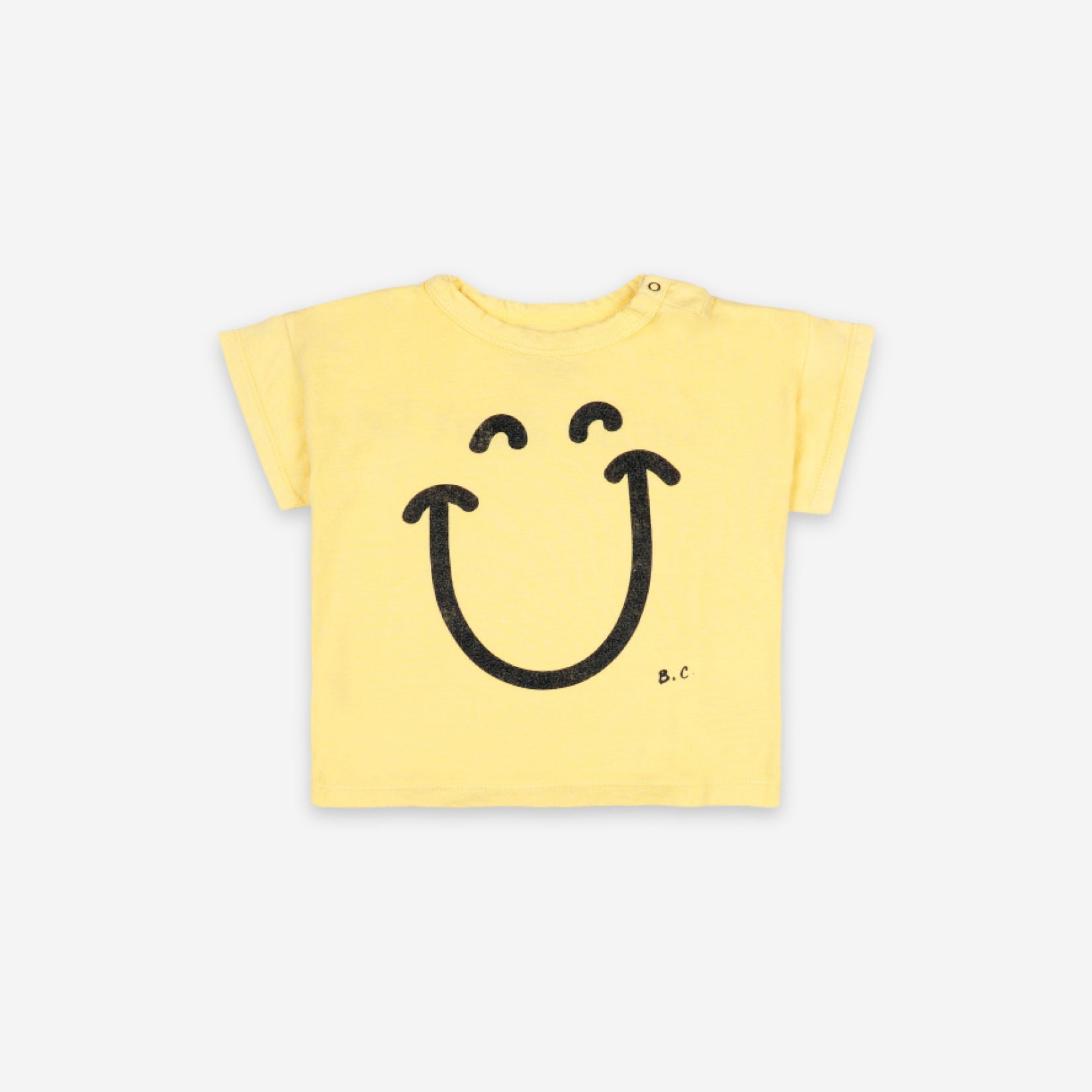 Baby Boys & Girls Yellow Smile T-Shirt