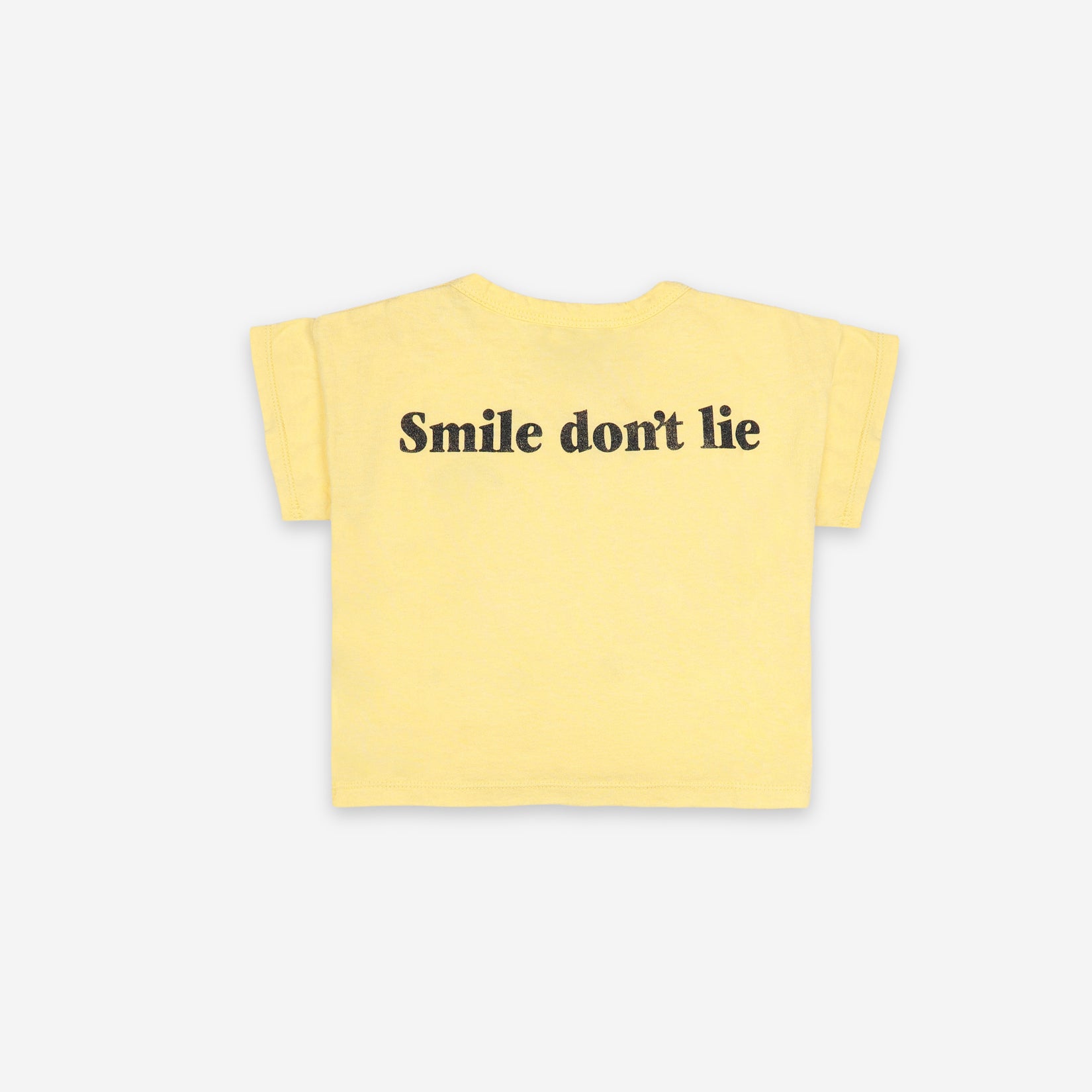 Baby Boys & Girls Yellow Smile T-Shirt