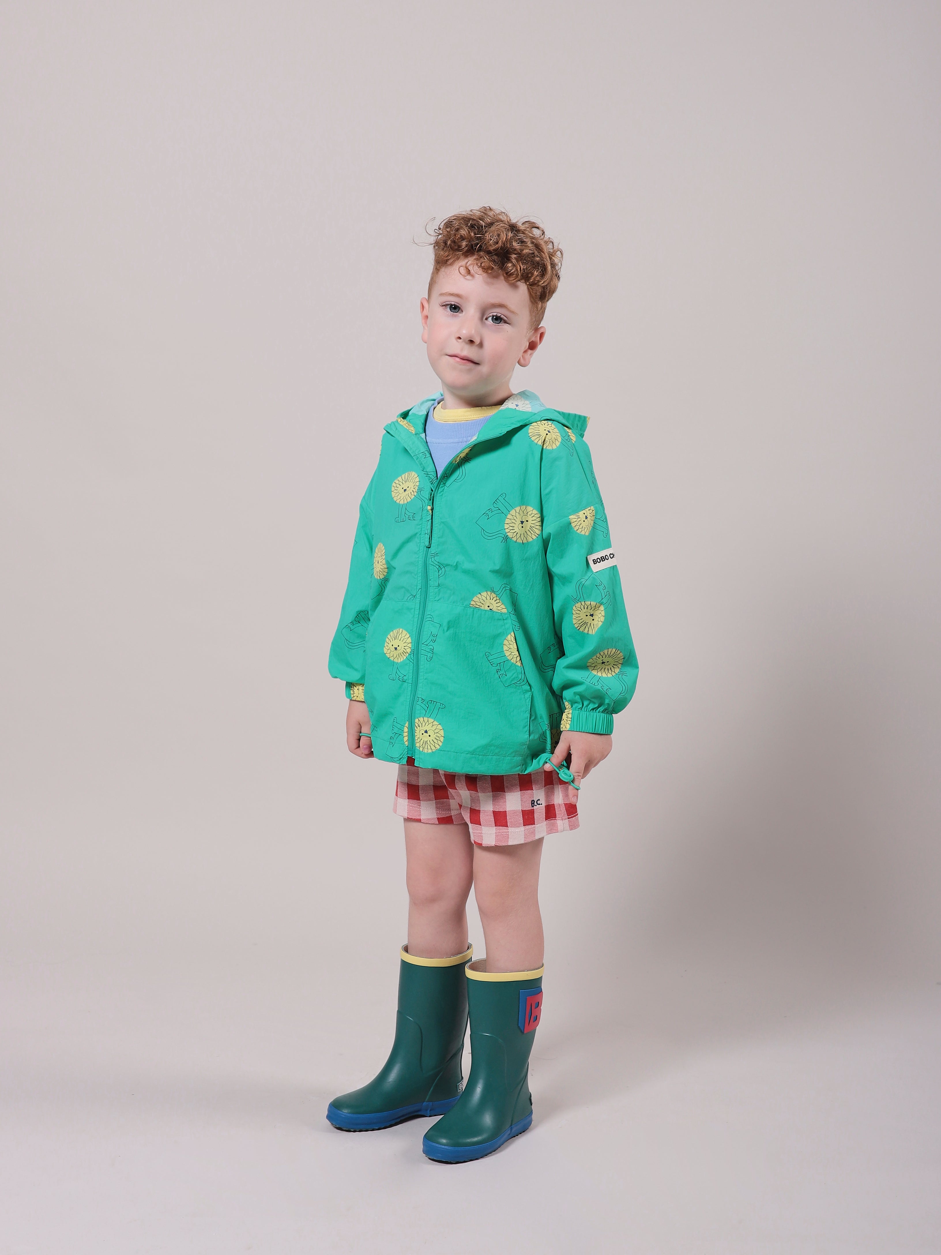 Boys & Girls Green Lion Jacket