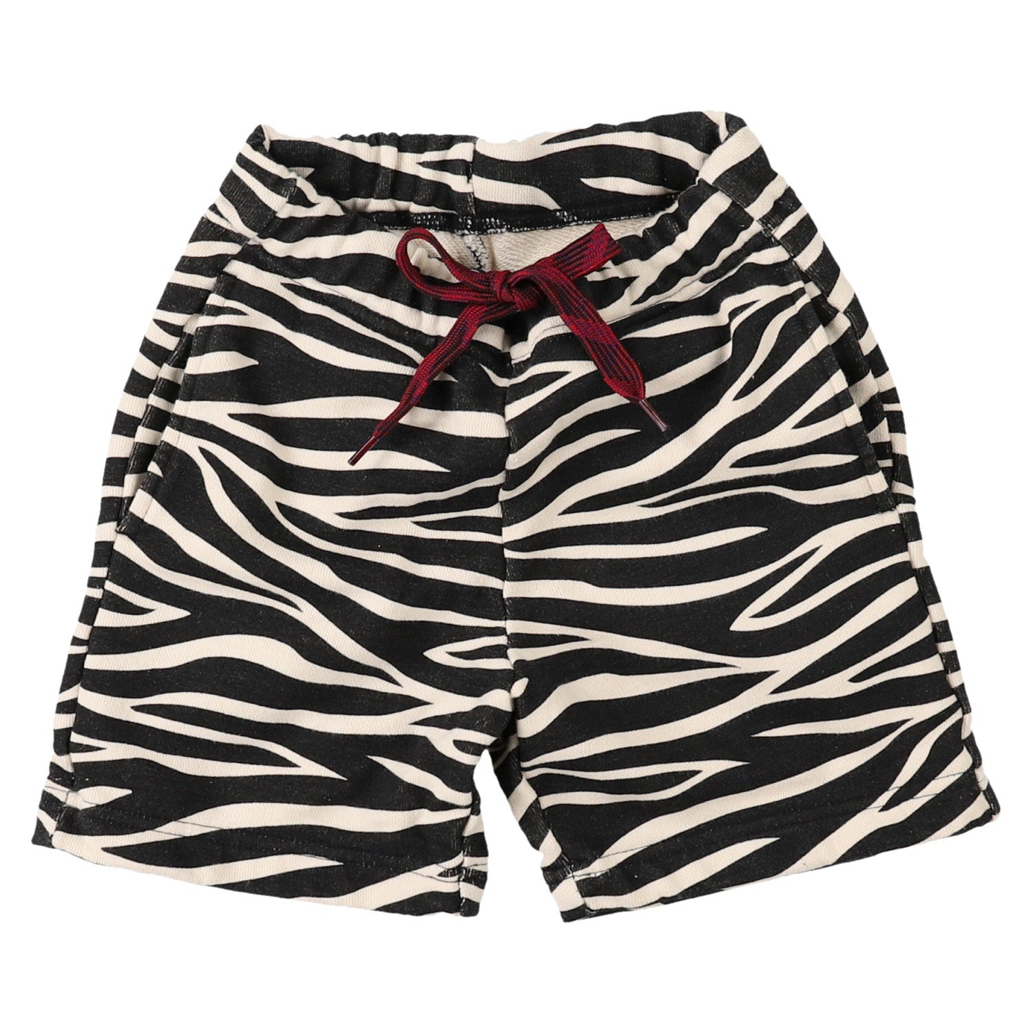 Boys & Girls Black Cotton Shorts