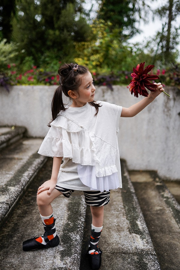 Boys & Girls Black Cotton Shorts