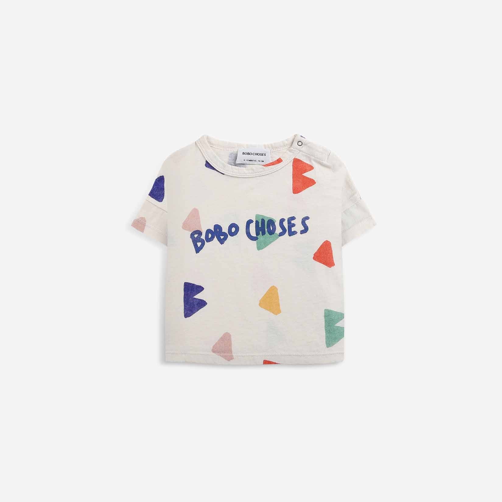 Baby Boys & Girls White Cotton T-Shirt