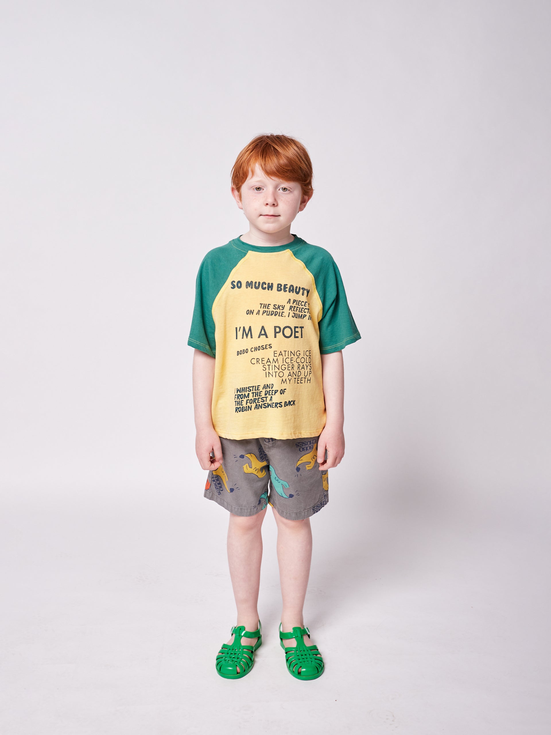 Boys & Girls Yellow Cotton T-Shirt