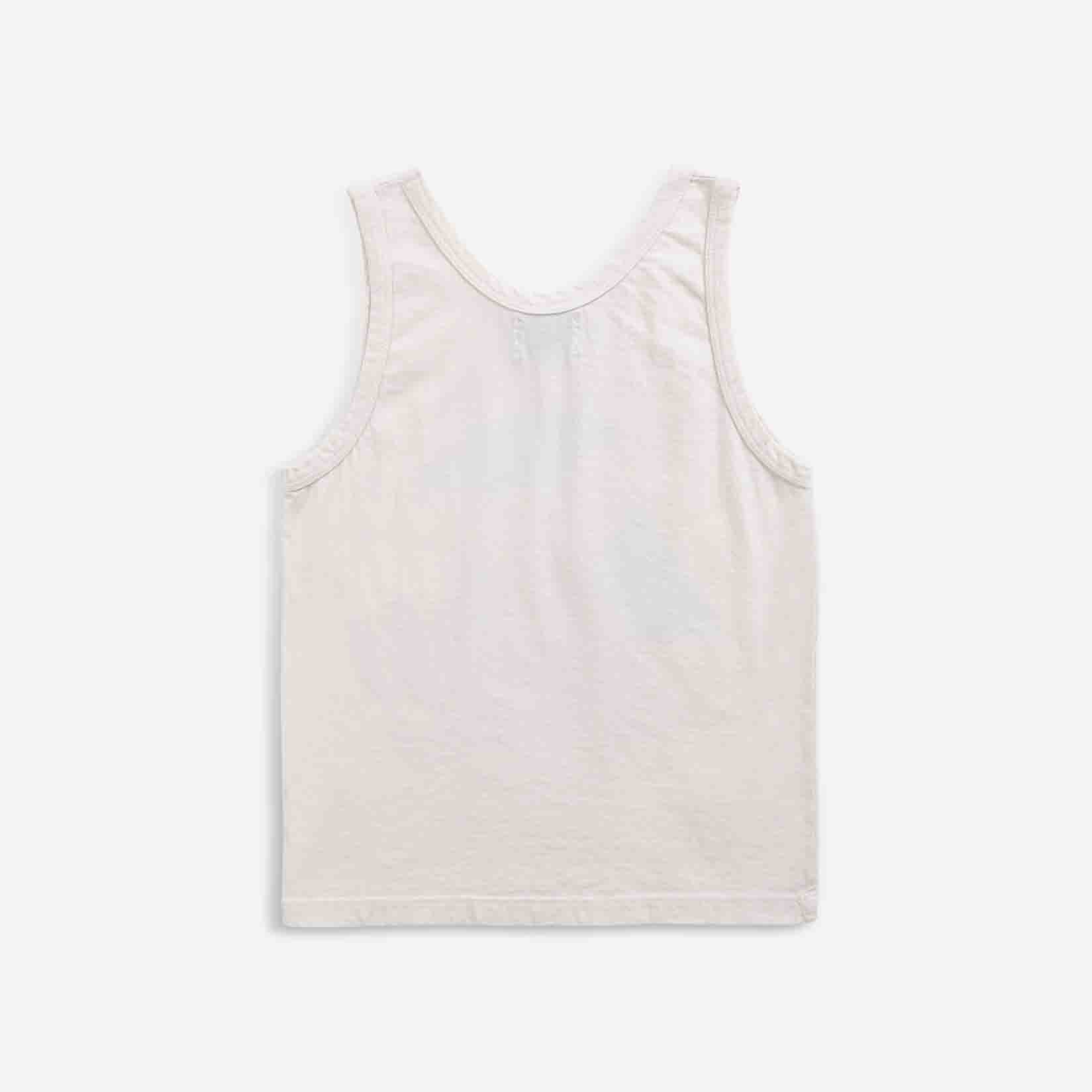 Boys & Girls White Logo Cotton Tank Top