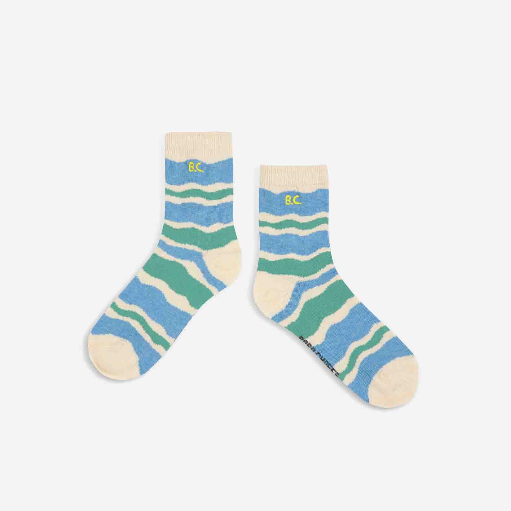 Boys & Girls Blue Long Socks