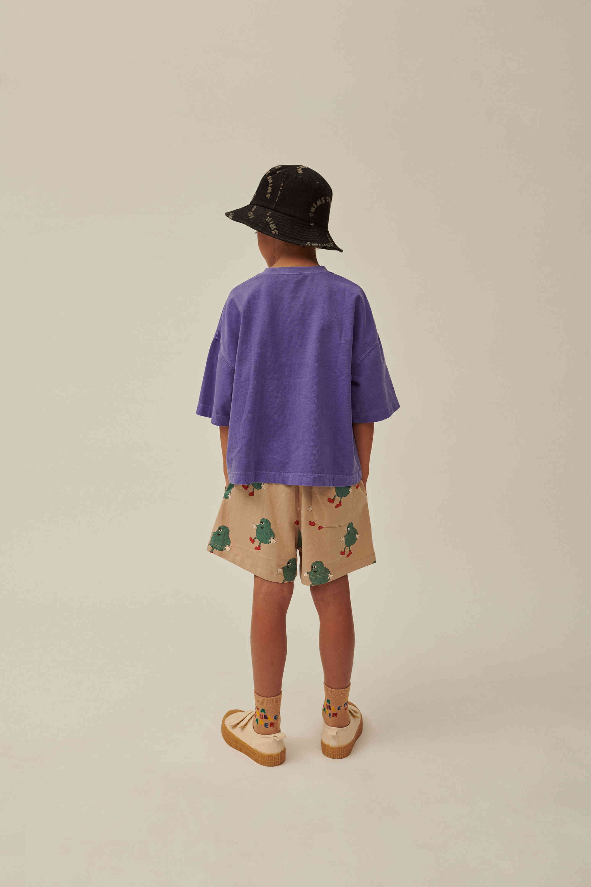 Boys & Girls Purple Cotton T-Shirt